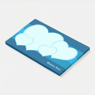 Flat Heart Icon Post-it Notes