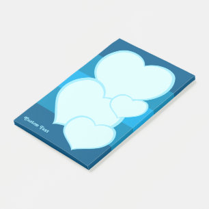 Flat Heart Icon Post-it Notes