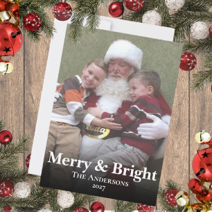 Flat Holiday 5"x7" Card Merry & Bright