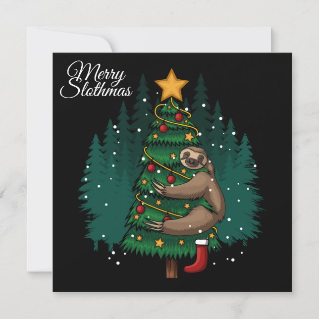 Flat Holiday Card (Front)