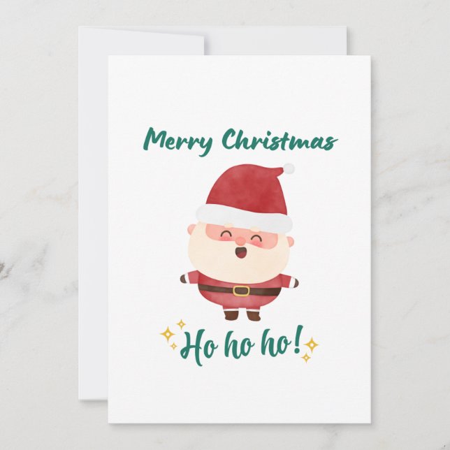 Flat Holiday Card (Front)