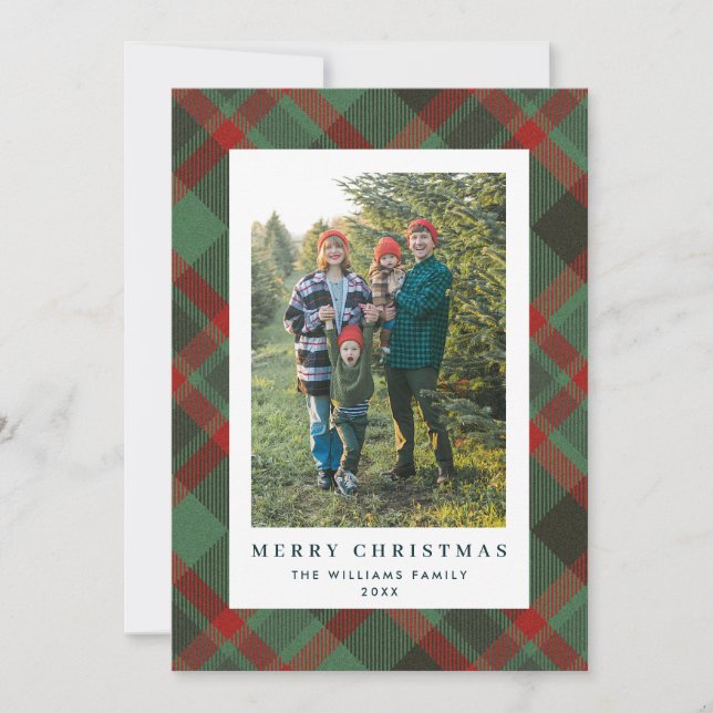 Flat Holiday Card (Front)