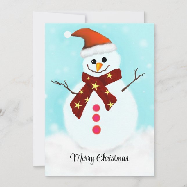 Flat Holiday Card (Front)