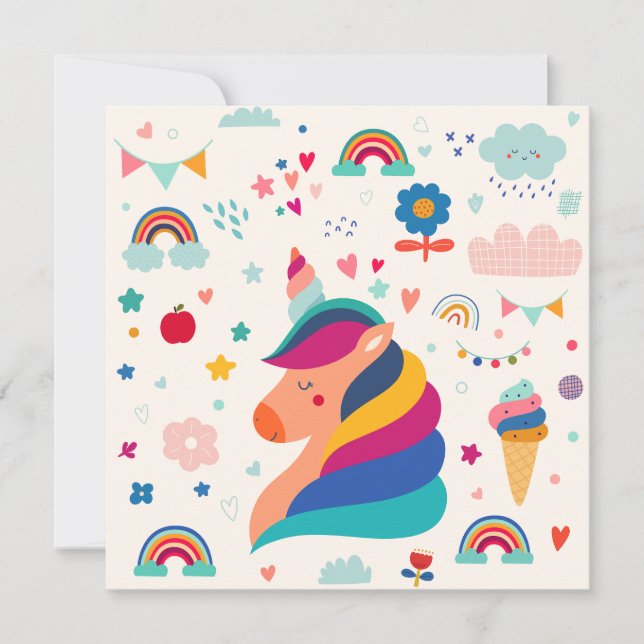 Flat Holiday Card (Front)