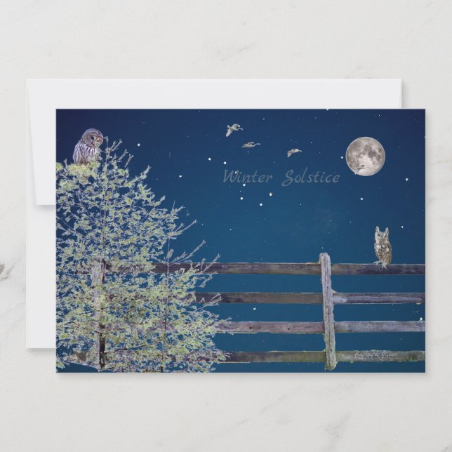 Flat Holiday Card (Front)