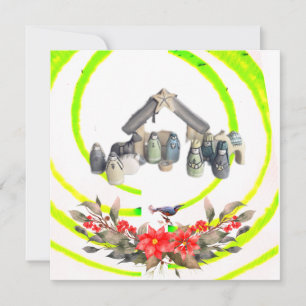 Flat Holiday Card