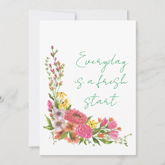 Flat Holiday Card (Front)