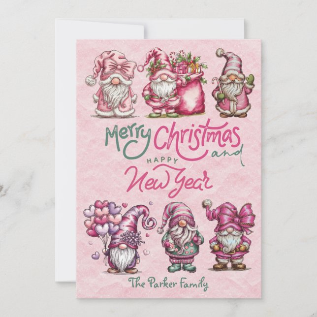 Flat Holiday Card (Front)