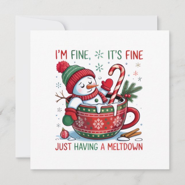 Flat Holiday Card (Front)