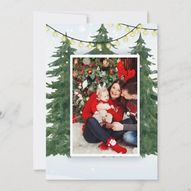 Flat Holiday Card (Front)