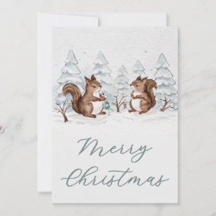 Flat Holiday Card