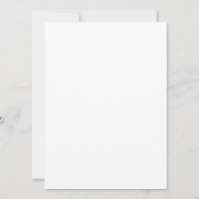 Flat Holiday Card (Front)