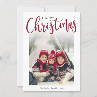 Flat Holiday Card