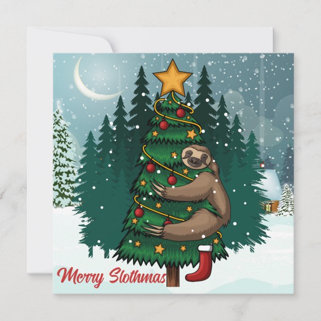 Flat Holiday Card (Front)