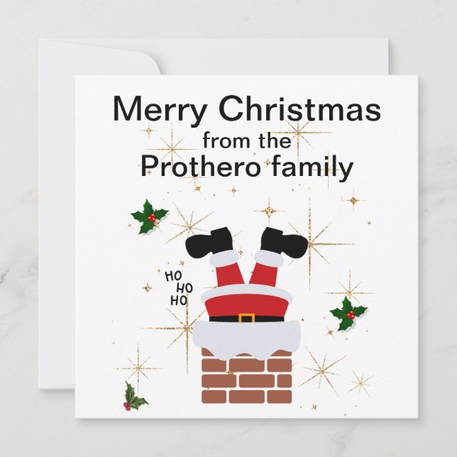 Flat Holiday Card (Front)