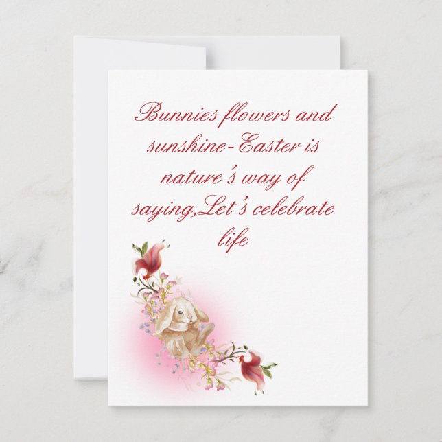 Flat holiday card  (Front)