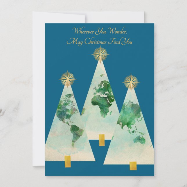 Flat Holiday Card (Front)