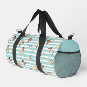 Flat Holiday Card Duffle Bag