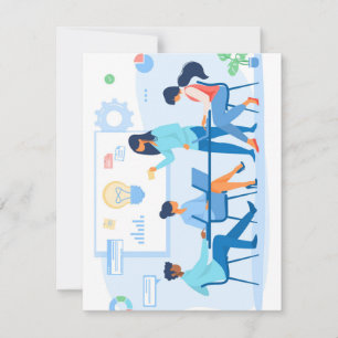 Flat Holiday Card, Size: 4.25" x 5.5", Paper: Matt
