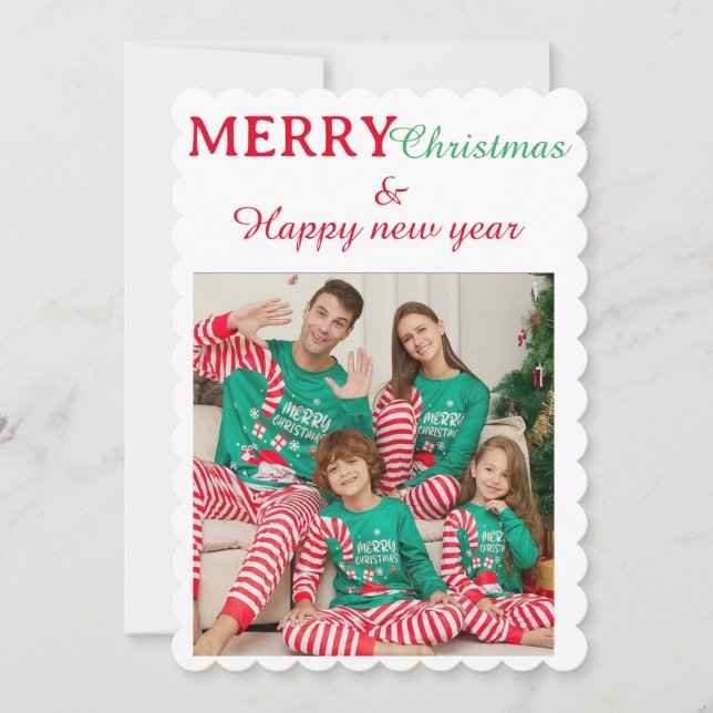 Flat Holiday Card, Size: 5" x 7", Paper: Kraft, Co Card (Front)