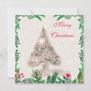 Flat holiday cards