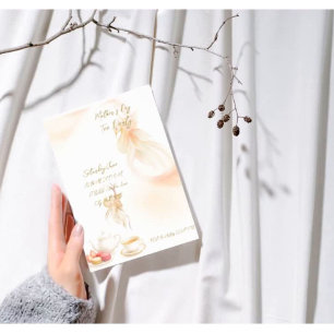 Flat holiday invitation