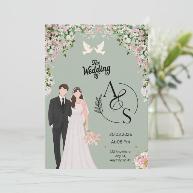 Flat Invitation  (Standing Front)