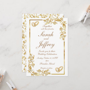 Flat Invitation, Size: 12.7 cm x 17.8 cm, Paper: M Invitation
