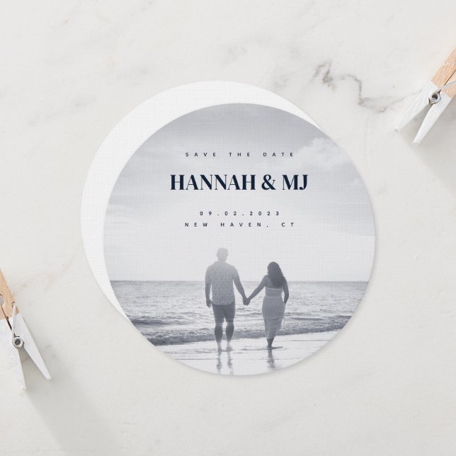 Flat Invitation, Size: 5.25" x 5.25", Paper: Semi- Invitation (Front/Back In Situ)