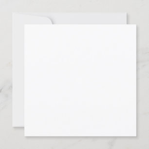Flat Invitation, Size: 5.25" x 5.25", Paper: Semi- Invitation