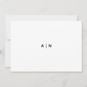 Flat Invitation, Size: 5" x 7" Invitation