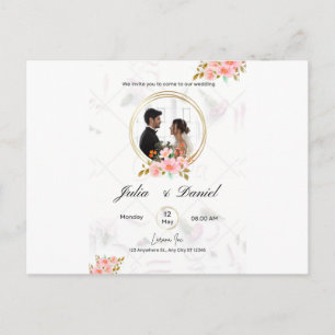 Flat Invitation, Size: 5" x 7", Paper: Matte,  Announcement Postcard