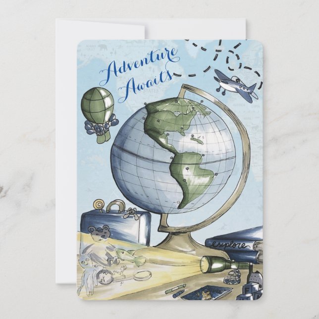 Flat Invitation, Size: 5" x 7", Paper: Matte, Enve Invitation (Front)