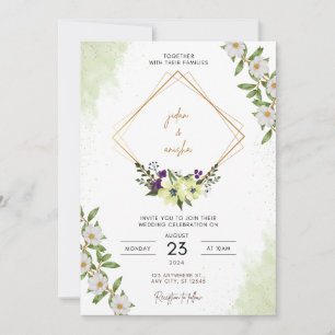 Flat Invitation, Size: 5" x 7", Paper: Matte, Enve Invitation