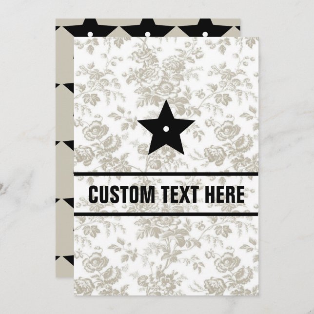 Flat Invitation, Size: 5" x 7", Paper: Matte, Enve Invitation (Front/Back)