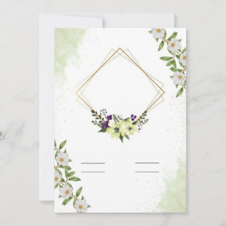 Flat Invitation, Size: 5" x 7", Paper: Matte, Enve Invitation