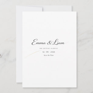 Flat Invitation, Size: 5" x 7", Paper: Signature M Invitation