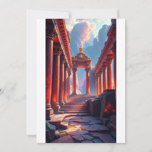 Flat Invitation, Size: 5" x 7", Paper: Signature M Invitation