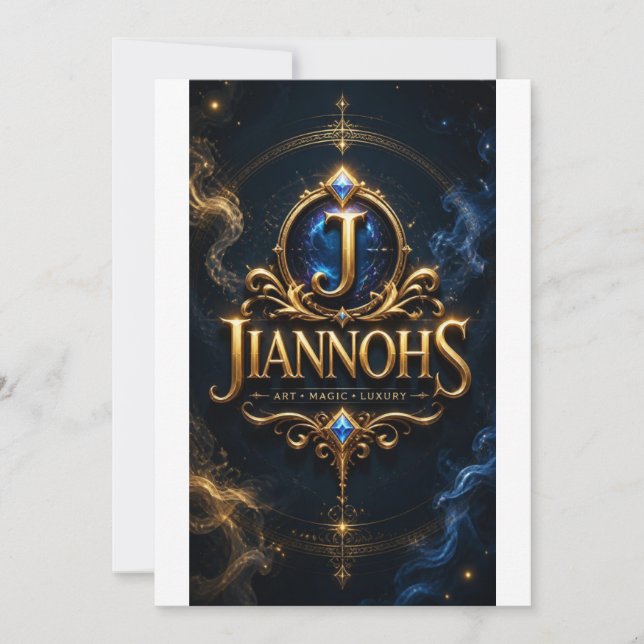 Flat Invitation, Size: 5" x 7", Paper: Signature M Invitation (Front)