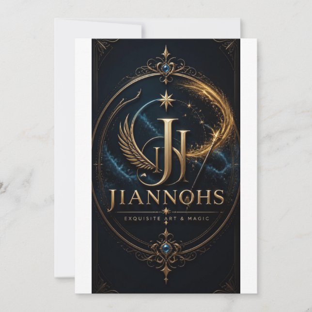 Flat Invitation, Size: 5" x 7", Paper: Signature M Invitation (Front)
