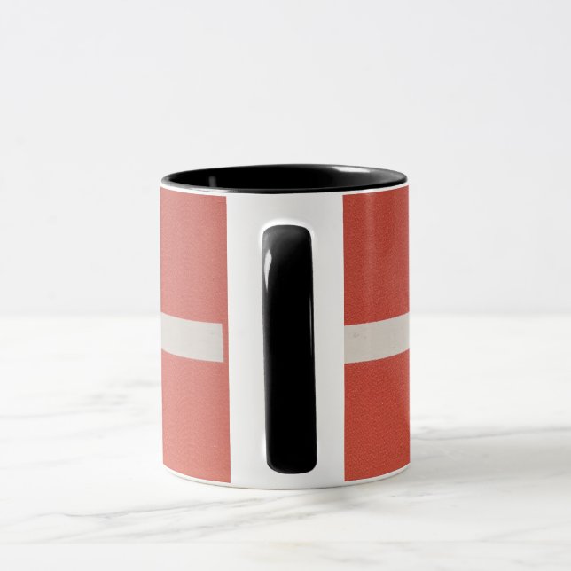 flat land centre earth mug (Handle)
