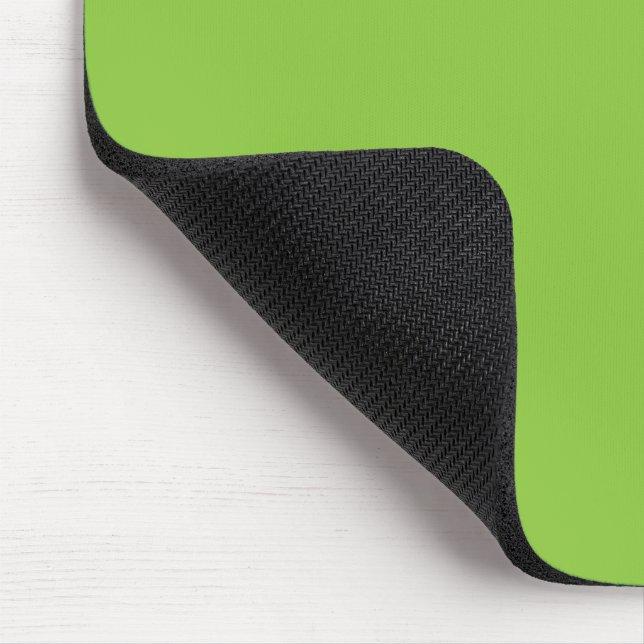 Flat Lime Green Background – School Texture Mouse Pad (Corner)