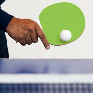 Flat Lime Green Background – School Texture Ping Pong Paddle