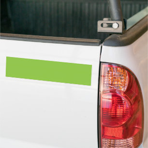 Flat Lime Green Background Texture Bumper Sticker