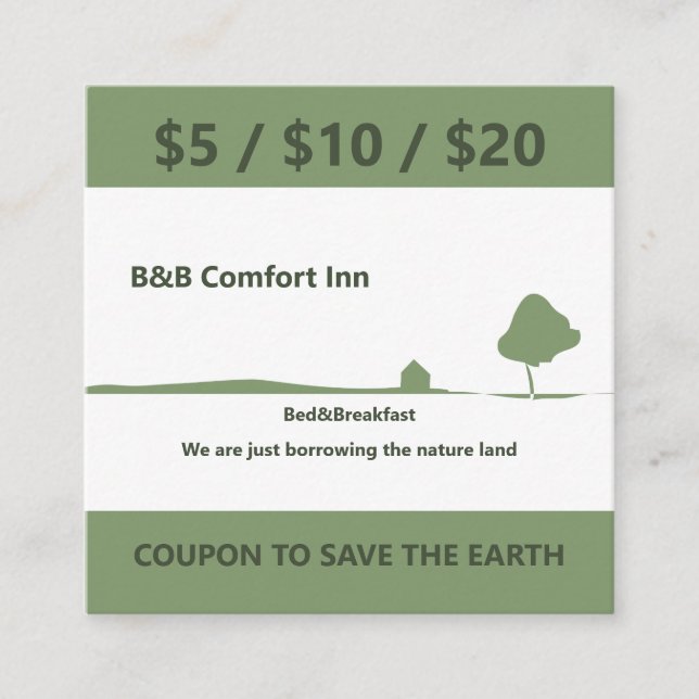 Flat Loyalty Card (Front)