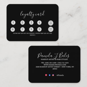 Flat Loyalty Card 3.5" x 2.0"