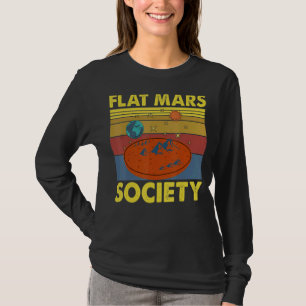 Flat Mars Society Since 2021 Vintage Space T-Shirt