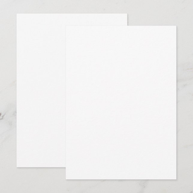Flat Menu (Front/Back)
