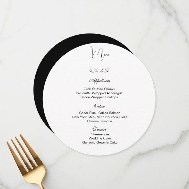 Flat Menu Card (Front/Back In Situ)