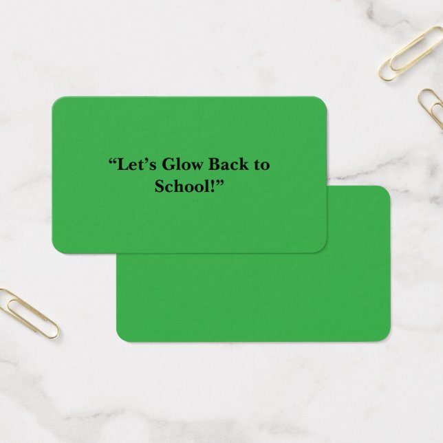 Flat Neon Green Background – School Texture (Office)